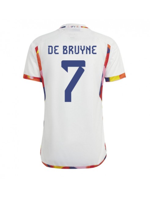 Billige Belgia Kevin De Bruyne #7 Bortedrakt VM 2022 Kortermet